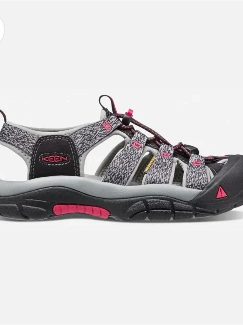 KEEN Women's Grey and Pink Outdoor Whisper Sandal
